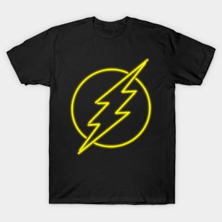 Neon speedster superhero symbol T-Shirt